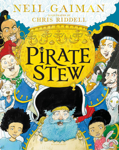 🏴☠️ Pirate Stew - Signed 1st Edition, Written by Neil Gaiman, Illustrated by Chris Riddell