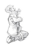 Daddy Daughter Hug from 100 Hugs - signed copy, by Chris Riddell 9781509814305