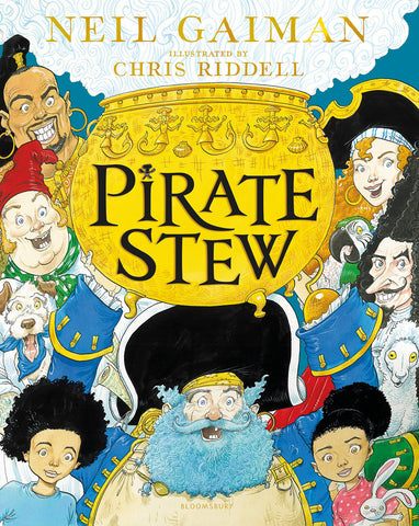 🏴‍☠️ Pirate Stew - Signed 1st Edition, Written by Neil Gaiman, Illustrated by Chris Riddell