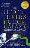 The Hitchhiker's Guide to the Galaxy, Illustrated Edition (pb) - by Douglas Adams, Signed & Illustrated by Chris Riddell
