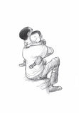 Father Son Hug, from 100 Hugs - signed copy, by Chris Riddell 9781509814305