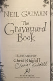 The Graveyard Book, by Neil Gaiman, Signed & Illustrated by Chris Riddell 9780747594802