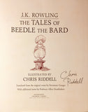 Tales of Beedle the Bard - by JK Rowling, 1st Edition Signed & Illustrated by Chris Riddell