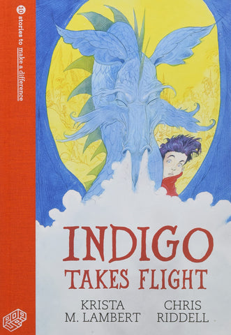 Indigo Takes Flight - Signed & Illustrated by Chris Riddell