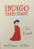 Indigo Takes Flight - Signed & Illustrated by Chris Riddell